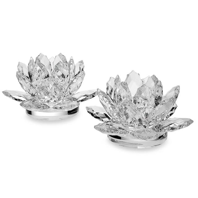 Godinger Lotus Candle Holders (Set of 2)