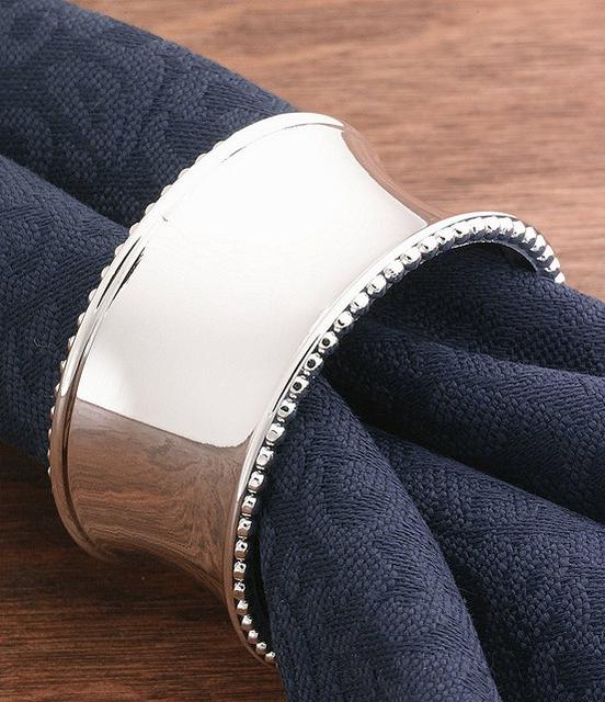 Noble Excellence Beaded Elegance Napkin Ring