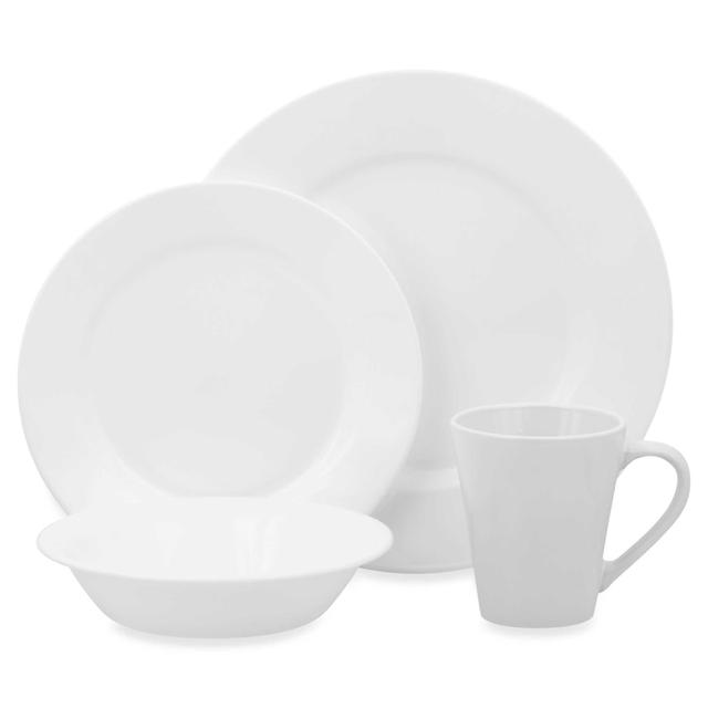 Corelle® Shimmering White 16-Piece Dinnerware Set