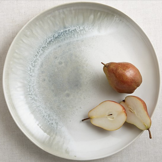 CRATE AND BARREL Ora Stoneware Round Platter