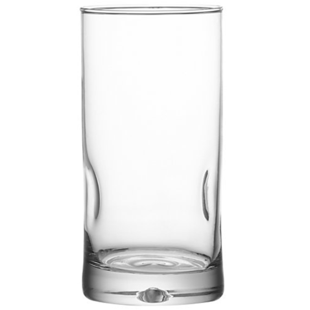 CRATE AND BARREL Impressions Cooler Glass, Set of 6