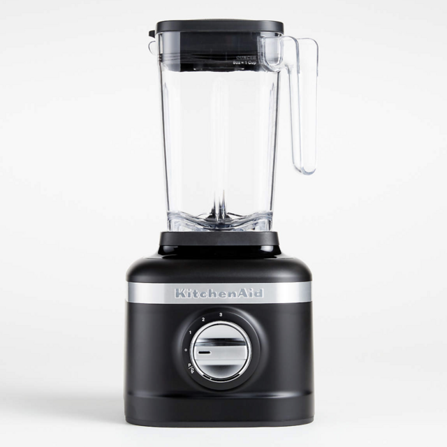 KitchenAid ® K150 Matte Black Blender with 2 Personal Blender Jars