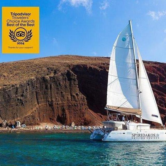 Classic Santorini Catamaran Cruise