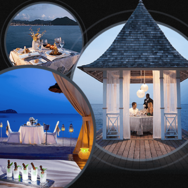 Our Honeymoon: Candle Dinner on the Beach