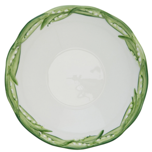 Lily Of The Valley Ceramic Serving Bowl