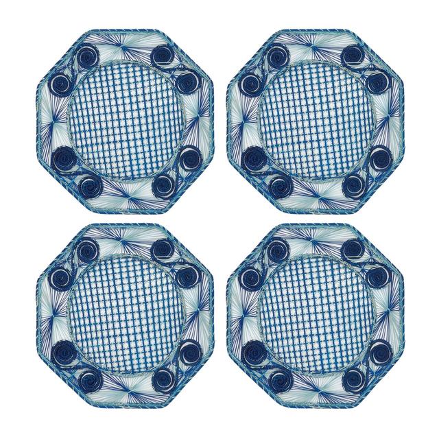 Set-of-Four Raffia Placemats