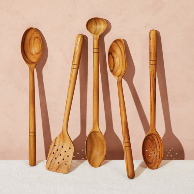 Five Two Wooden Spoons