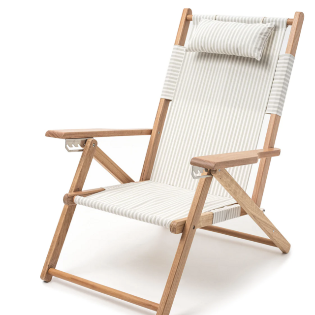 The Tommy Chair - Lauren's Sage Stripe