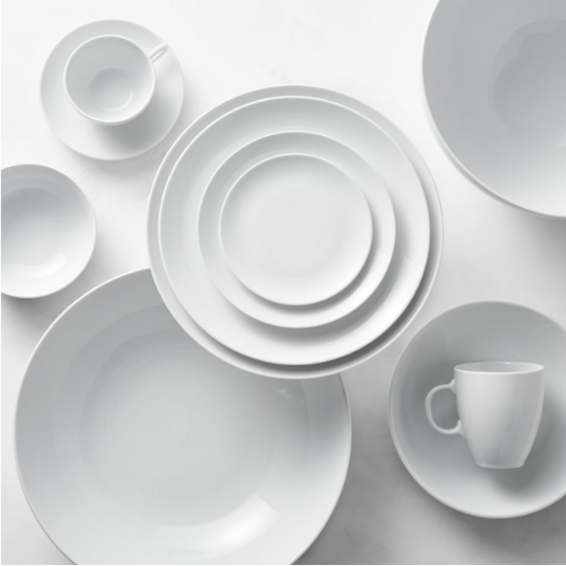 Pillivuyt Coupe Porcelain Salad Plates
