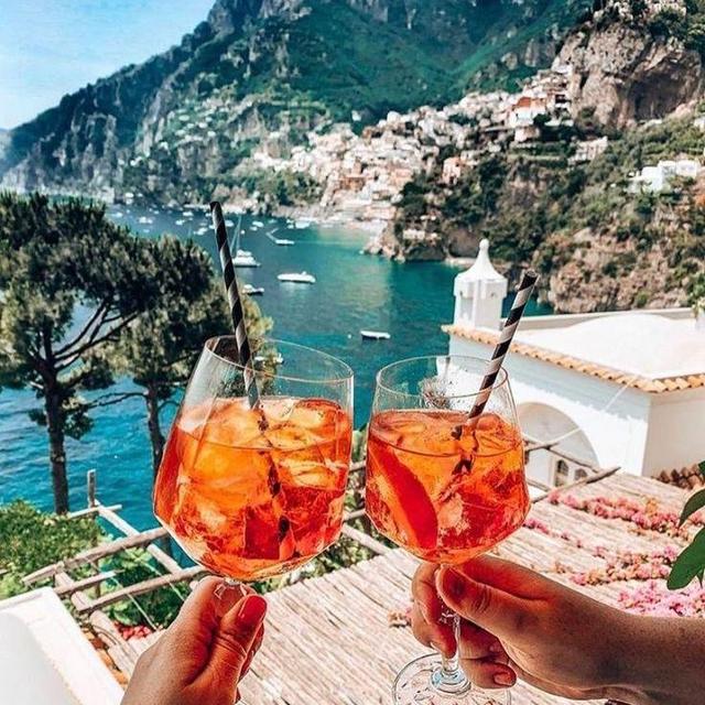 Spritzes at Arienzo Beach Club