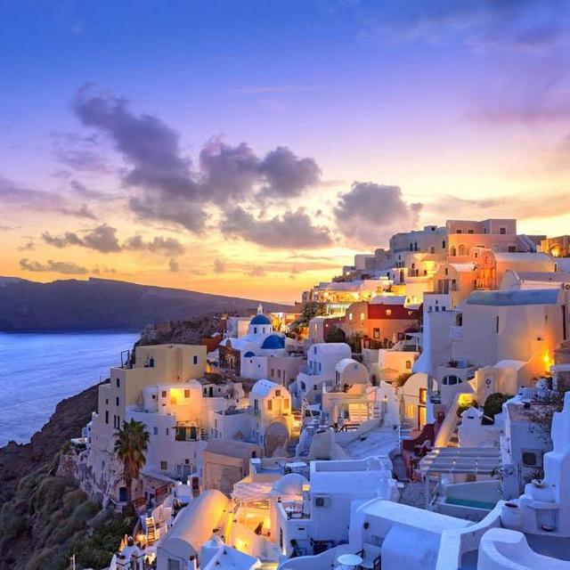 Sunset Drinks in Oia