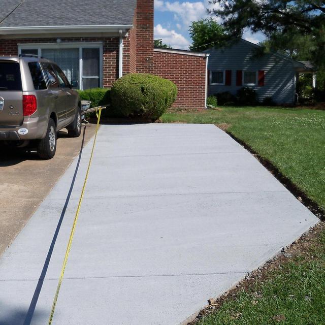 Widening our Driveway