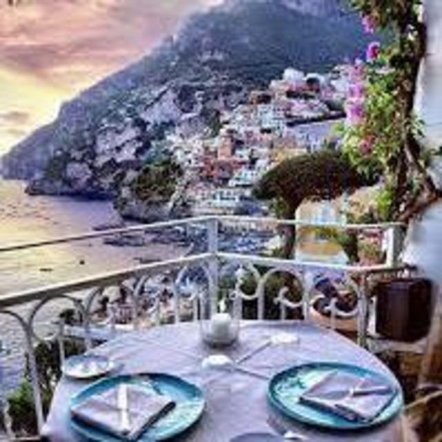 Dinner in Positano (Honeymoon)