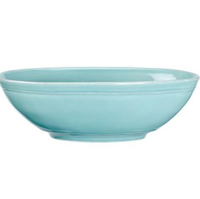 Cambria Oval Coupe Serving Bowl, Turquoise