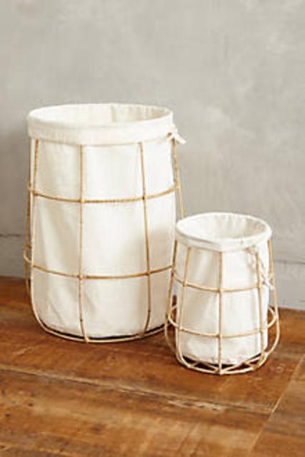 Framed Canvas Bins (Anthropologie)