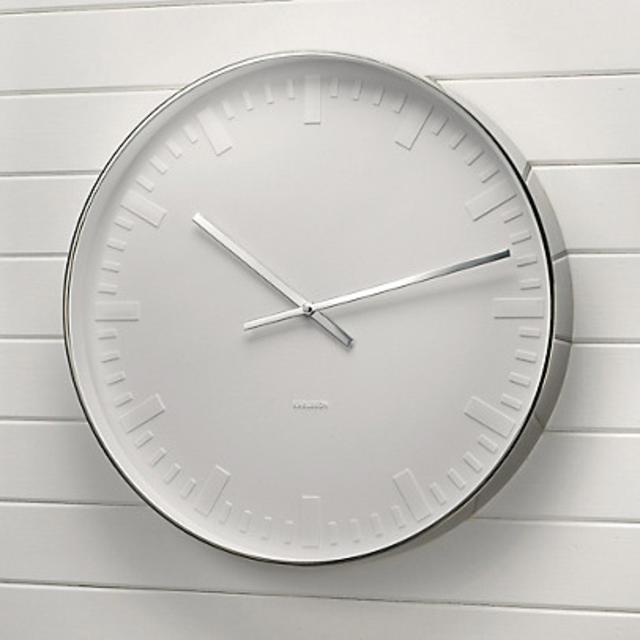 White Karlsson Clock - White