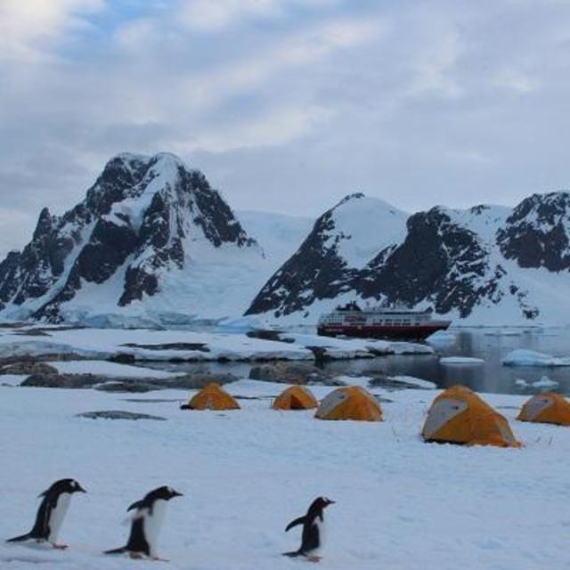 Camping in Antartica