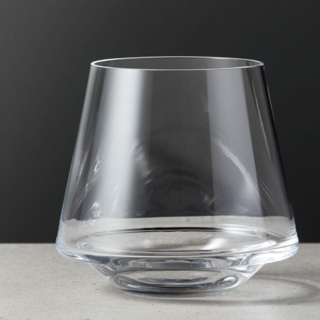 JOPLIN CLEAR STEMLESS WINE GLASS