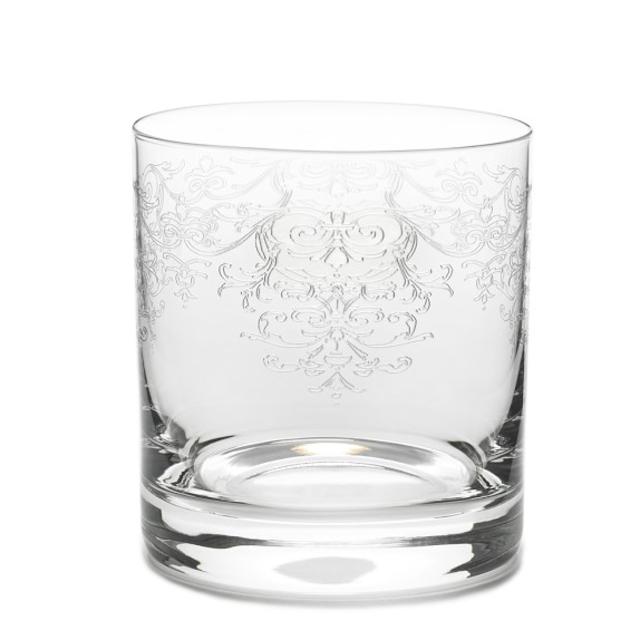 Minner's Vintage Lace Double Old-Fashioned Glasses, Set of 6