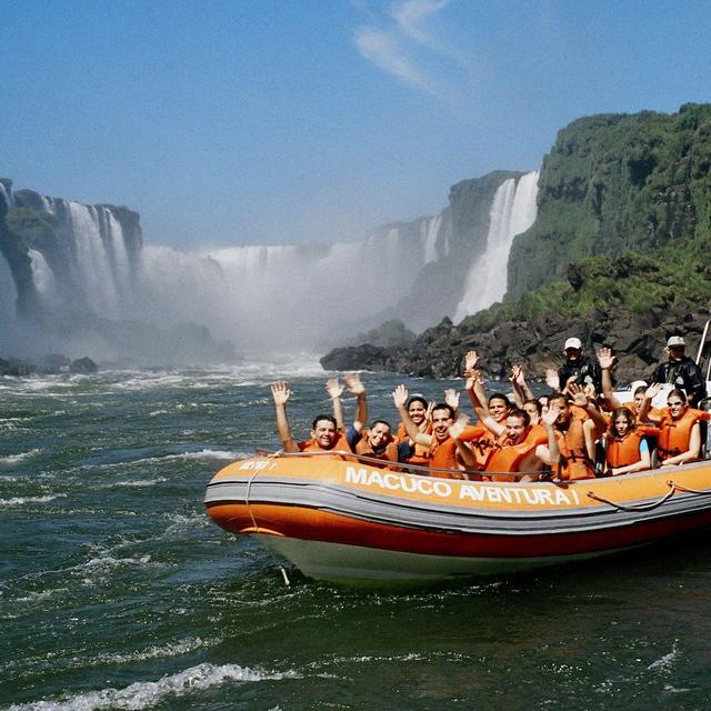 Igauzu Falls & Boat Ride on our Honeymoon