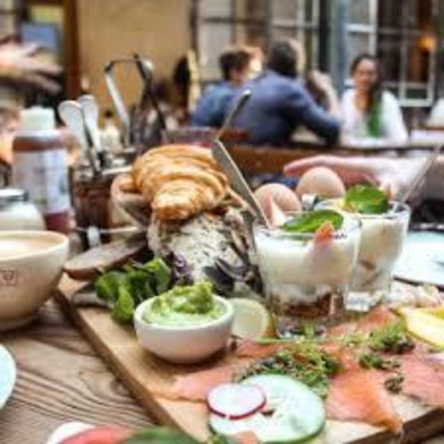 Brunching in Buenos Aires on our Honeymoon