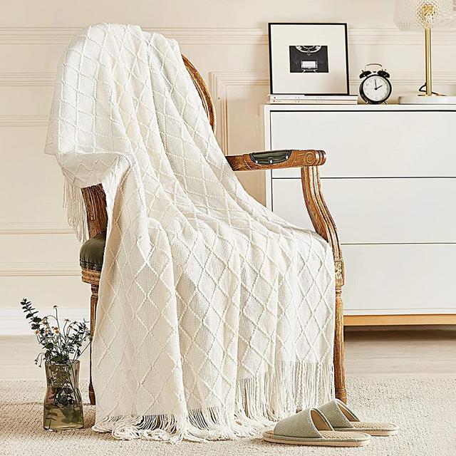 Manta de punto para sofa