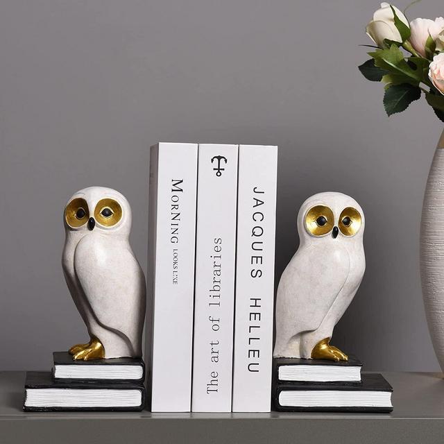 Kakizzy Estatuas de búho para decoración del hogar