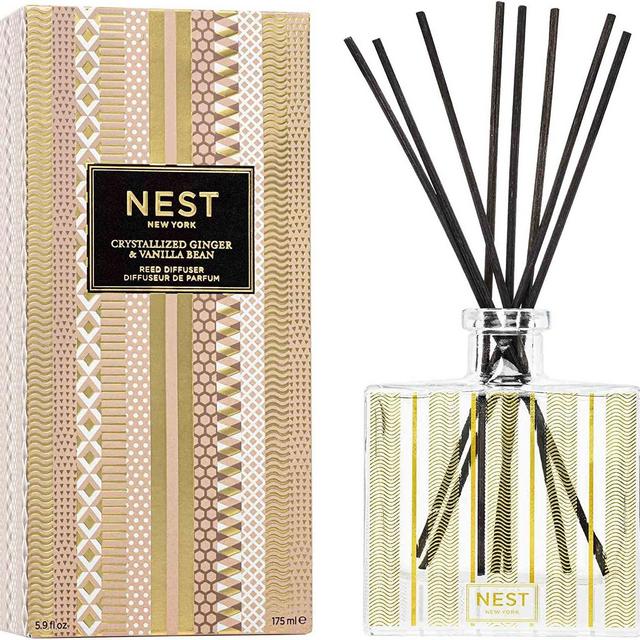 NEST Fragrances Difusor cristalizado de caña de jengibre y vainilla