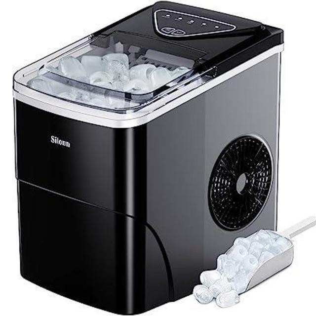 Silonn - Máquina para hacer hielo con encimera
