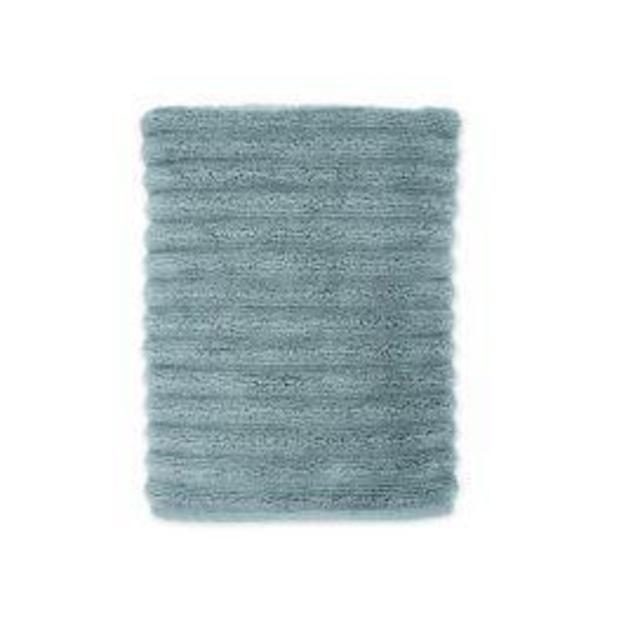 Turkish Ribbed Bath Towel in Sea