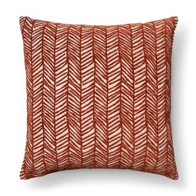 Throw Pillow Velvet Chevron - Threshold™