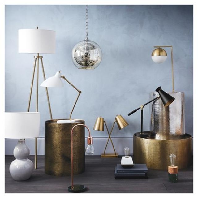 Tripod Floor Lamp - Antique Brass - Threshold™
