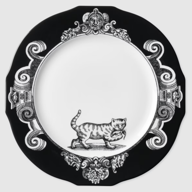 Cat charger plate, set of two