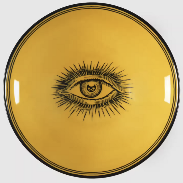 Eye print bowl, set of two