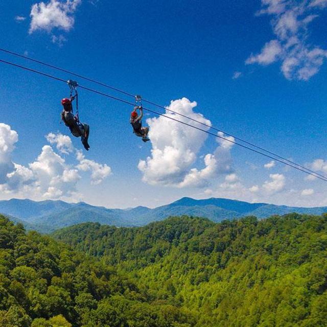 Zip lining experience