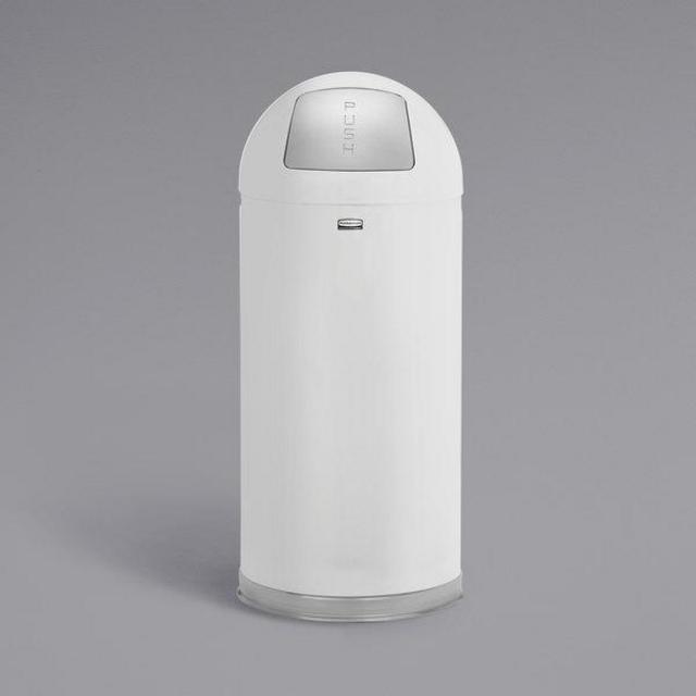 Rubbermaid Push Door Trash Can