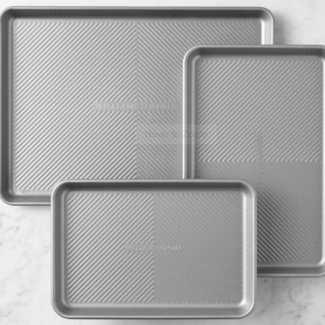Williams Sonoma Cleartouch Nonstick 3-Piece Sheet Pan Set