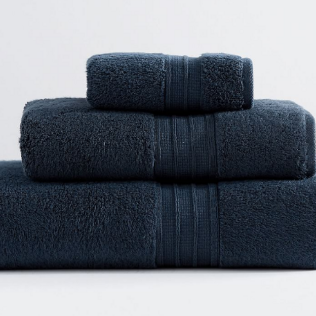 Hydrocotton Organic Quick-Dry Wash Cloths in Navy