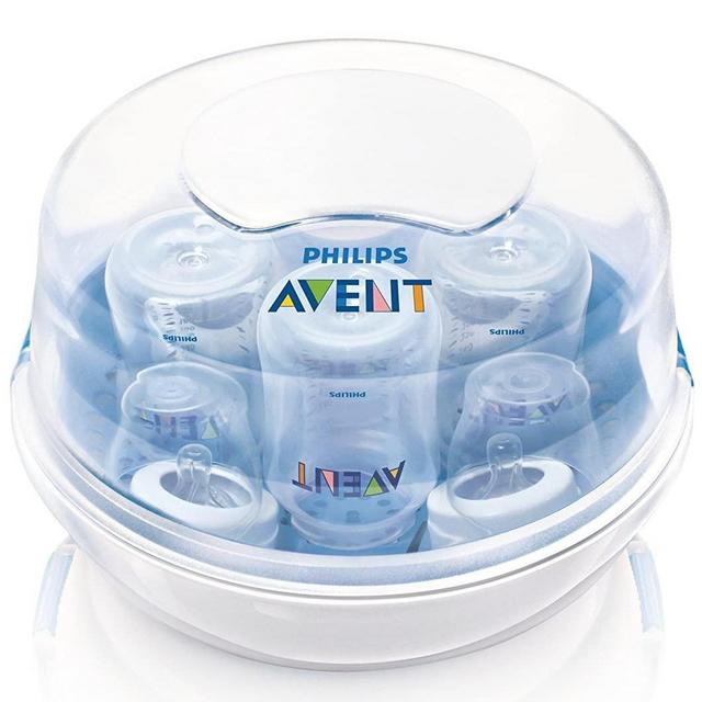 Philips Avent Microwave Steam Sterilizer for Baby Bottles, Pacifiers, Cups and More