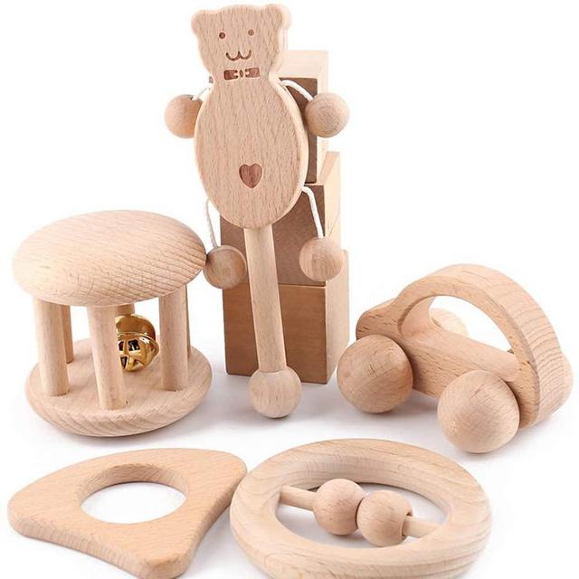 Baby Wooden play set