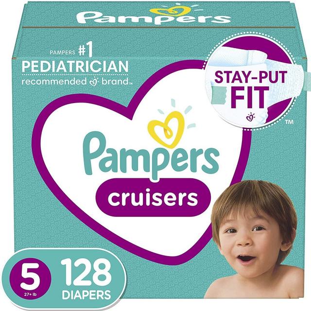 Diapers Size 4, 120 count Pampers Cruisers