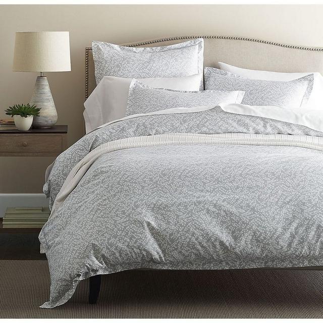 Legends® Willow Gray Sateen Duvet Cover