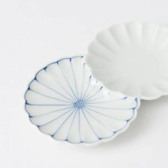 Two Chrysanthemum Sauce Plate