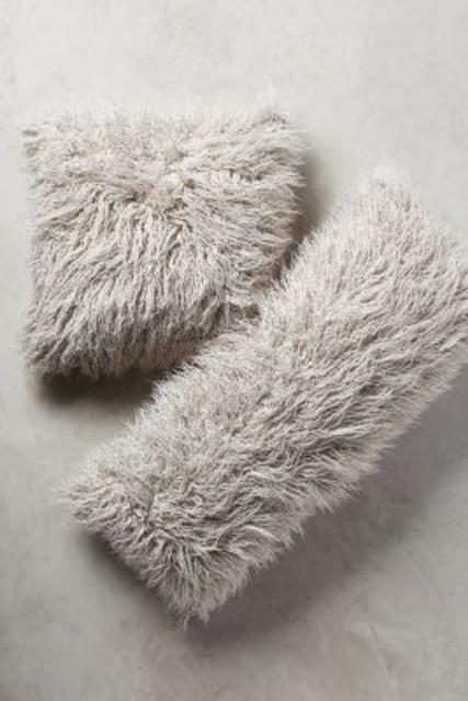 Shag Puff Pillow