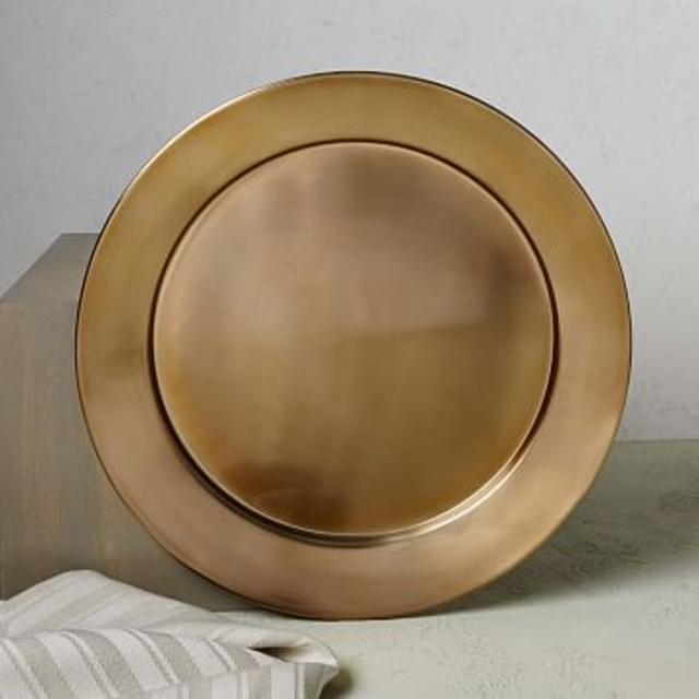 Metal Charger - Gold