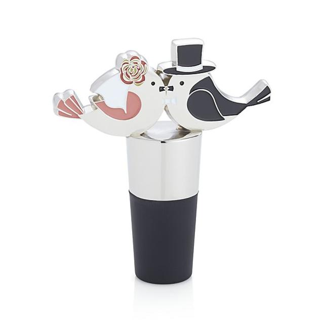 Kissing Birds Bottle Stopper