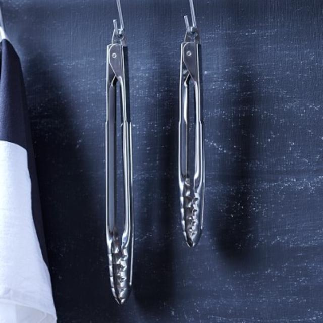 Williams Sonoma Open Kitchen Stainless-Steel Tongs 12"