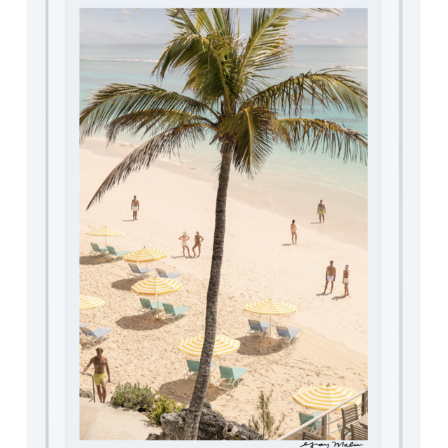 Gray Malin Art Print Coral Beach Club Bermuda