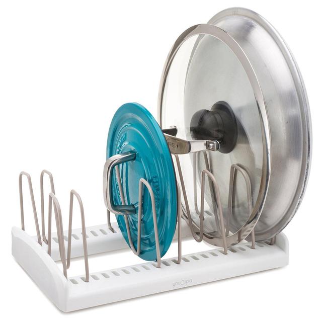 Adjustable Pot Lid Organizer
