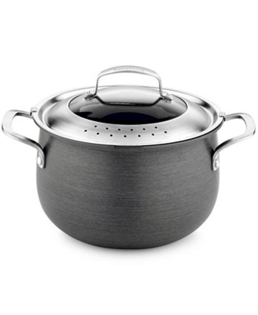 Hard Anodized 6-Qt. Strainer Lid Stockpot, Only at Macy's